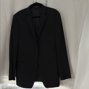 Tahari Black Sport Coat with Notched Lapel